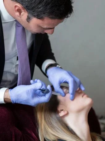 DR. MAERCKS' TREATMENT INCLUDES HUMAN PLACENTAL TISSUE, WHICH HE CLAIMS MAKES RESULTS LAST LONGER.