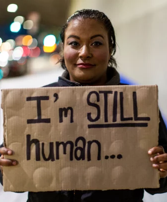 PHOTO: REFINERY29 Williams says sexual violence is her main concern while experiencing homelessness.