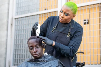 PHOTO: R29. Beauty2TheStreetz has not missed a Saturday serving the Skid Row community.