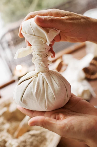 A BOLSA READY FOR THE TREATMENT. / PHOTO: COURTESY OF SURYA.